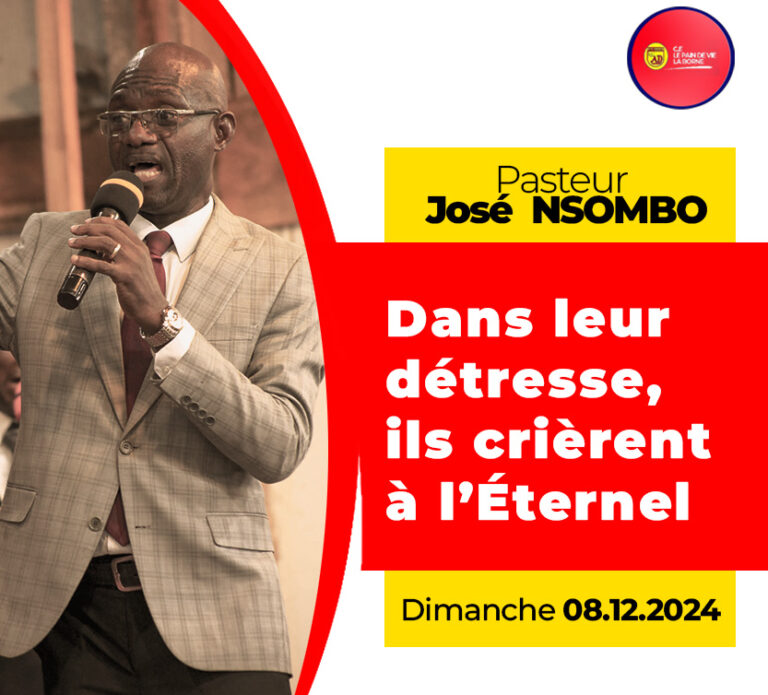 DANS LEUR DETRESSE ILS CRIERENT A L’ETERNEL