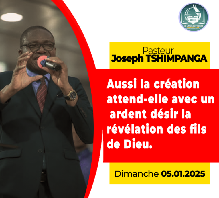 AUSSI LA CREATION ATTEND-ELLE AVEC UN ARDENT DESIR LA REVELATION DES FILS DE DIEU