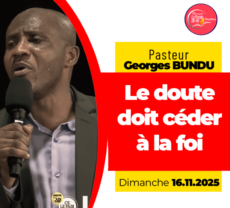 LE DOUTE DOIT CEDER A LA FOI